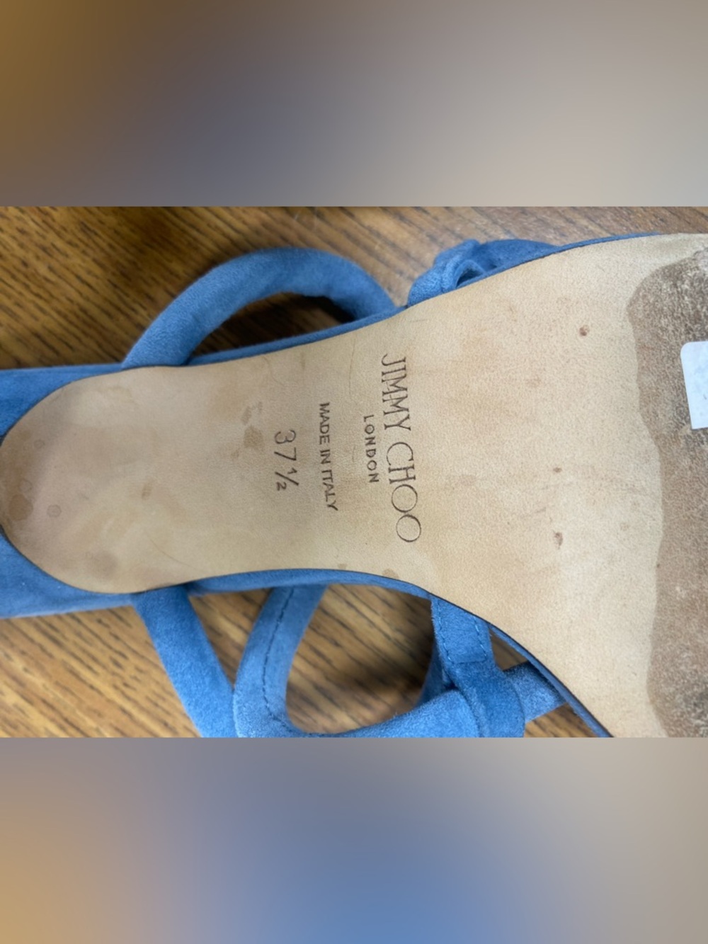 Jimmy Choo Cape Suede Strappy Slide Sandals - Picture 6 of 11